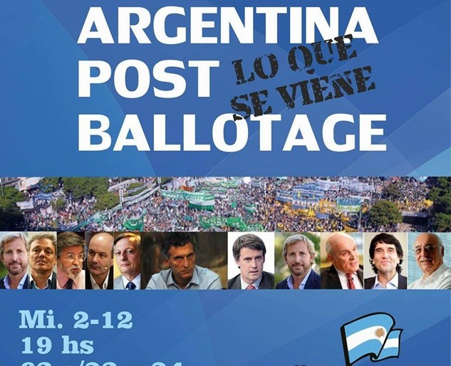 Charladebate “Argentina postballotage” Radio Universidad